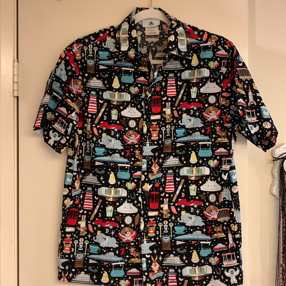 Disney Black and Multicolor Graphic Shirt